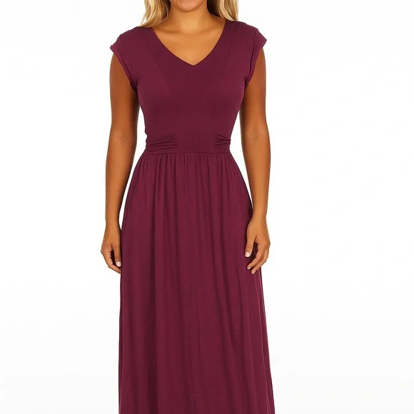 Matilda Jane Dresses | Matilda Jane Deep Purple Maxi Dress | Color: Red | Size: 8 | Sharonscherrer's Closet